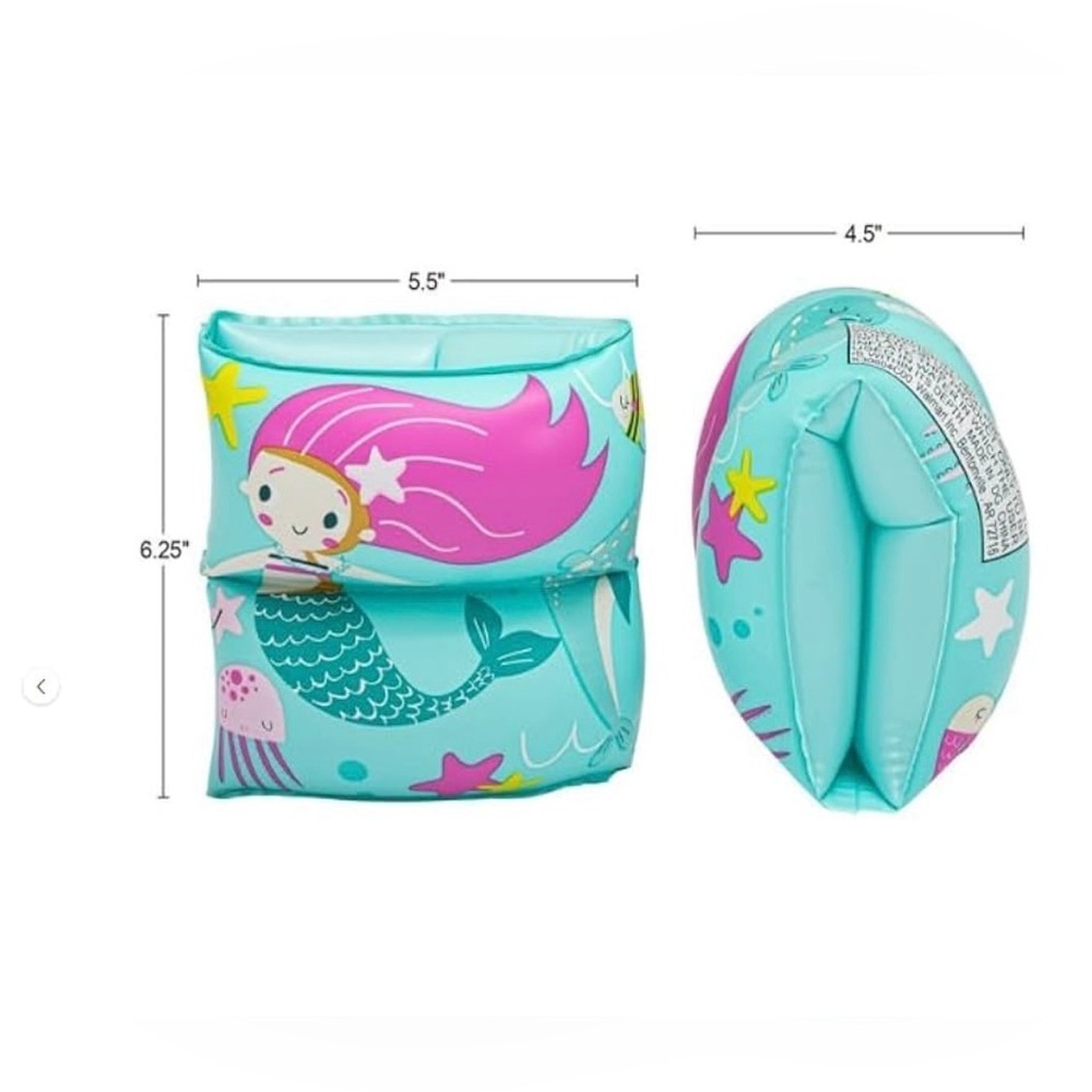 Kids Armbands - Vibrant Blue and Pink - Picture 4 of 5